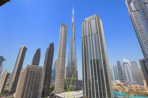 ALiving - Elegant 1BR with Burj Khalifa View, Burj Crown, Downtown